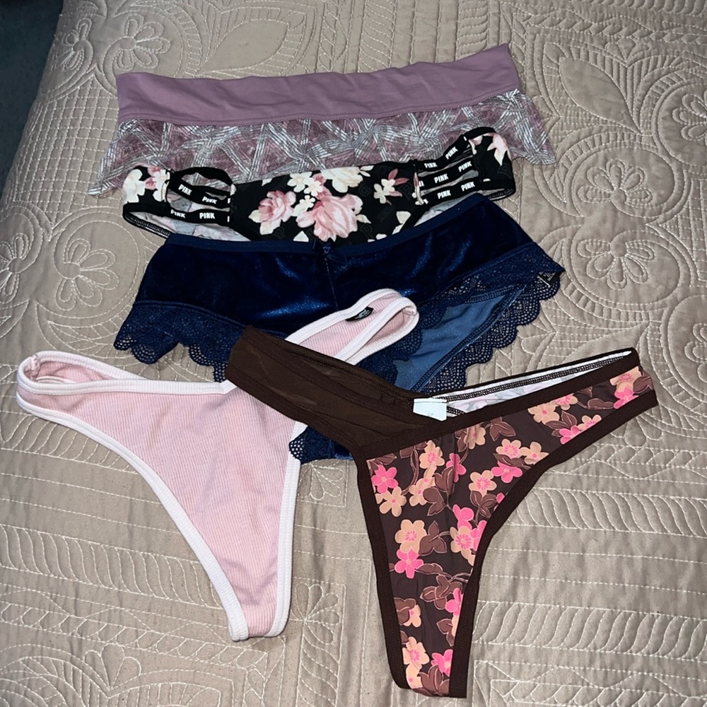 5 pairs of panties size small/x-small